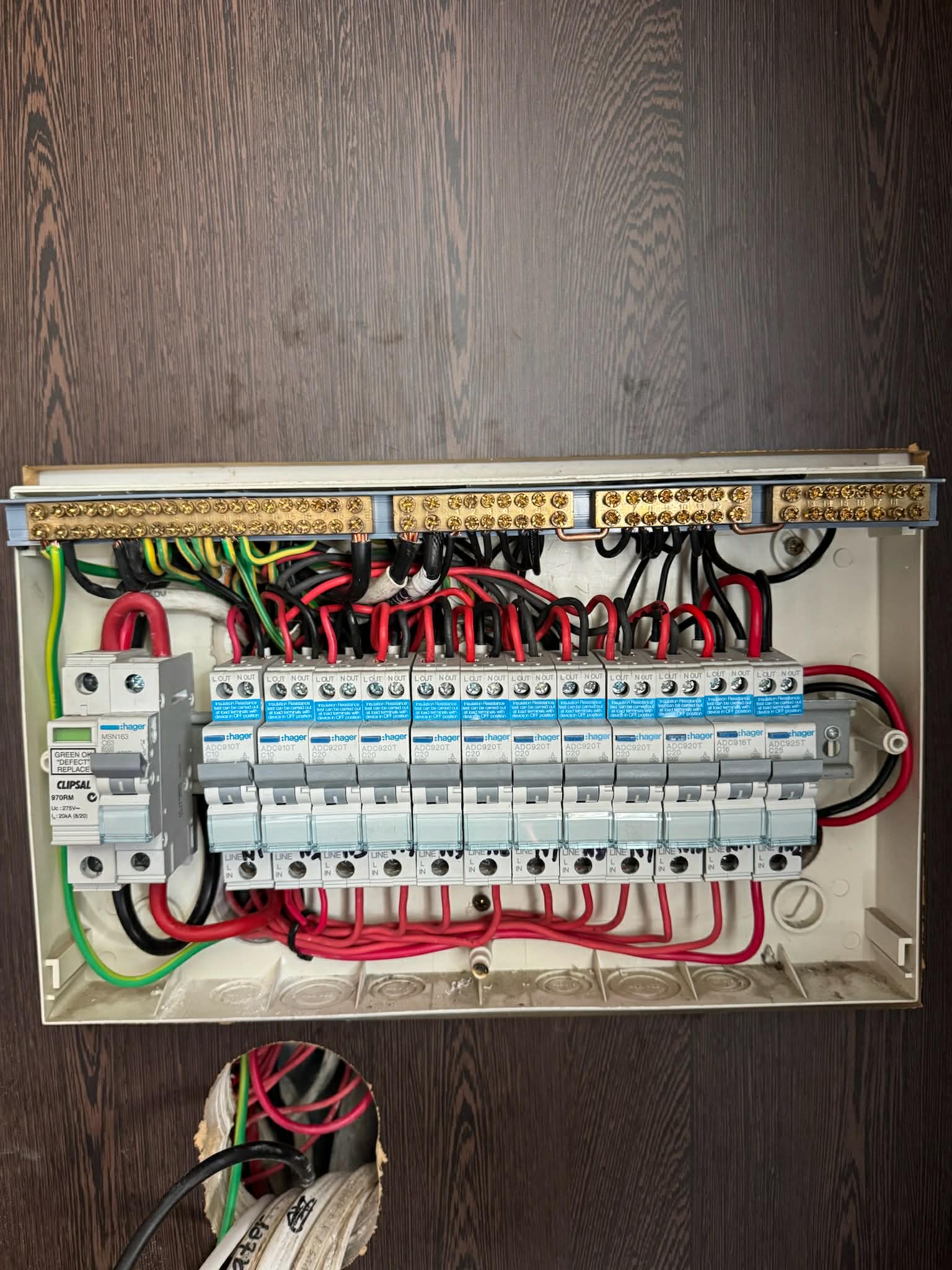 Residential switchboard upgrade in Sydney with modern safety switches (RCDs)