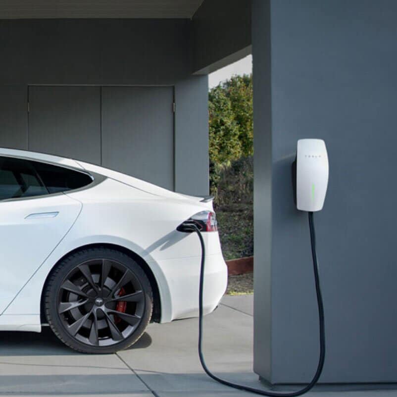 Home EV charger installation in Australia – wall-mounted unit in garage